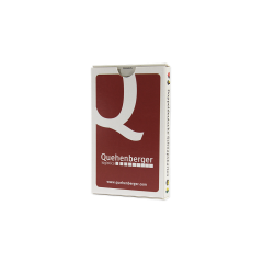 Schafkopf Kartenspiel "Doppeldeutsche Schafkopfkarten" von Quehenberger Logistics in der Verpackung.